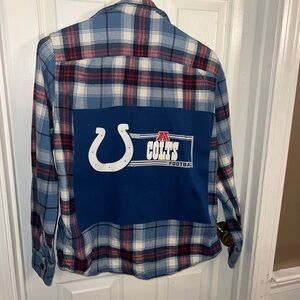 Upcycled flannel shirt